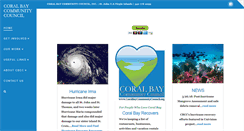 Desktop Screenshot of coralbaycommunitycouncil.org